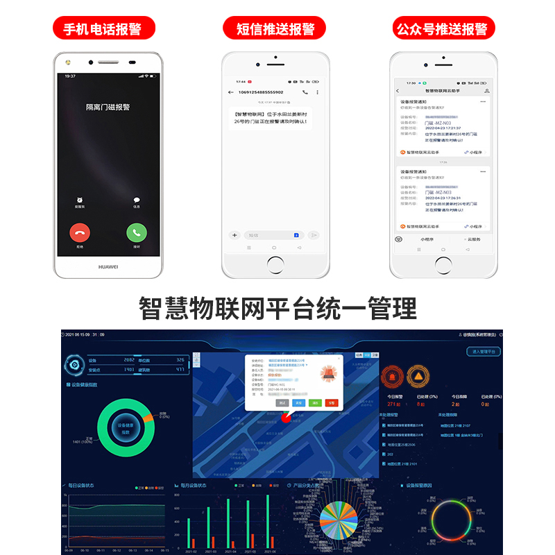 NB-IoT門磁防疫居家隔離遠(yuǎn)程監(jiān)管現(xiàn)場(chǎng)報(bào)警  MC-N03