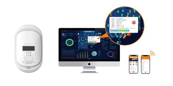 NB-IoT一氧化碳報警器家用煤氣泄漏探測器JM-CO-08N